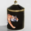 Halcyon Days Candles*Tiger Black Jasmine Lidded Candle
