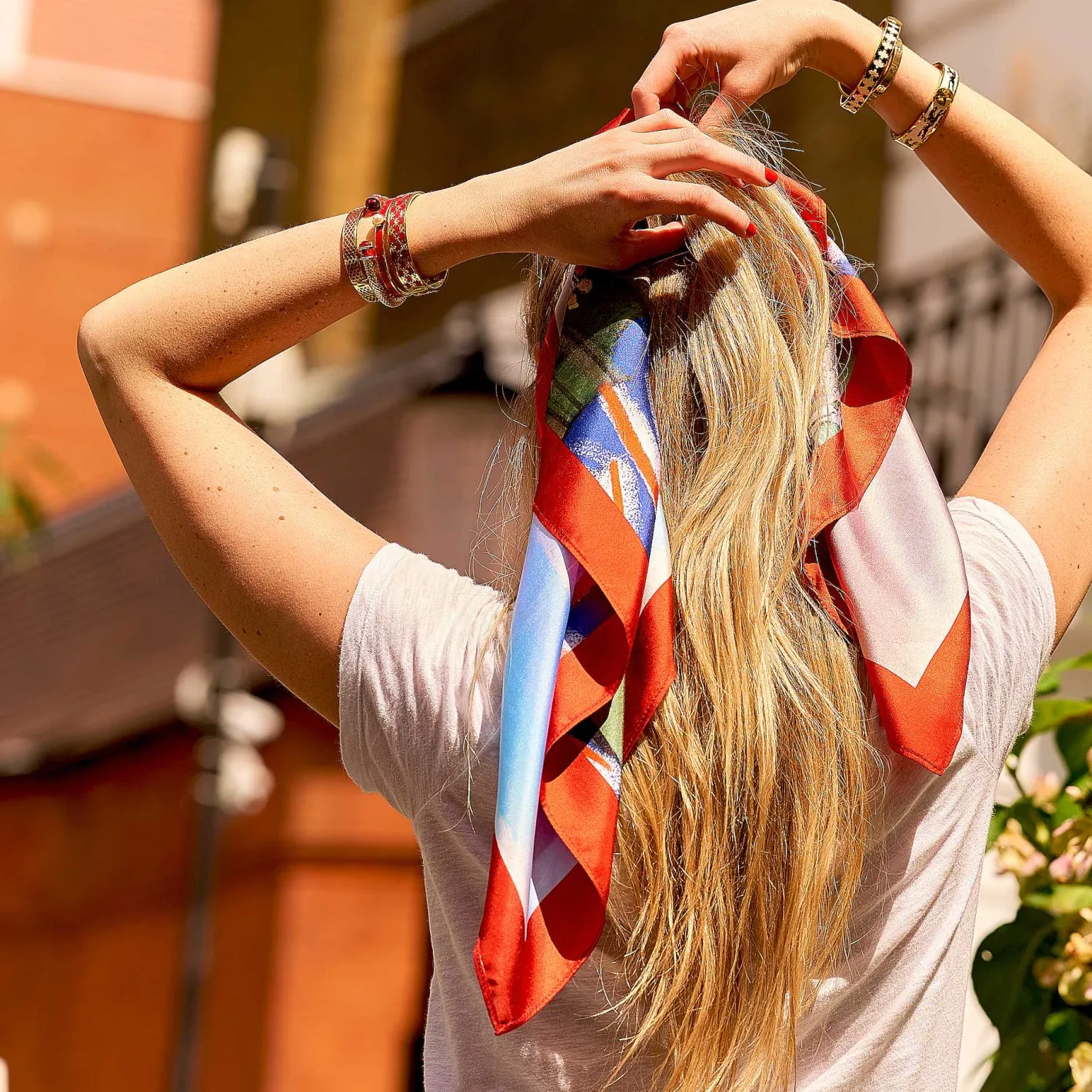 Halcyon Days Silk Scarves*Trooping The Colour Silk Scarf