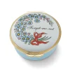 Halcyon Days Message & Occasions*Welcome To The Family Enamel Box