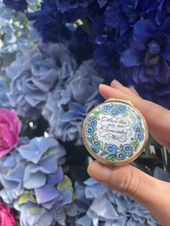 Halcyon Days Message & Occasions*When This You See, Remember Me Enamel Box |
