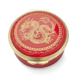 Halcyon Days Dated Annual Editions*Year Of The Dragon Enamel Box