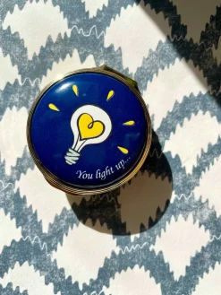 Halcyon Days Message & Occasions*You Light Up My Life Enamel Box |